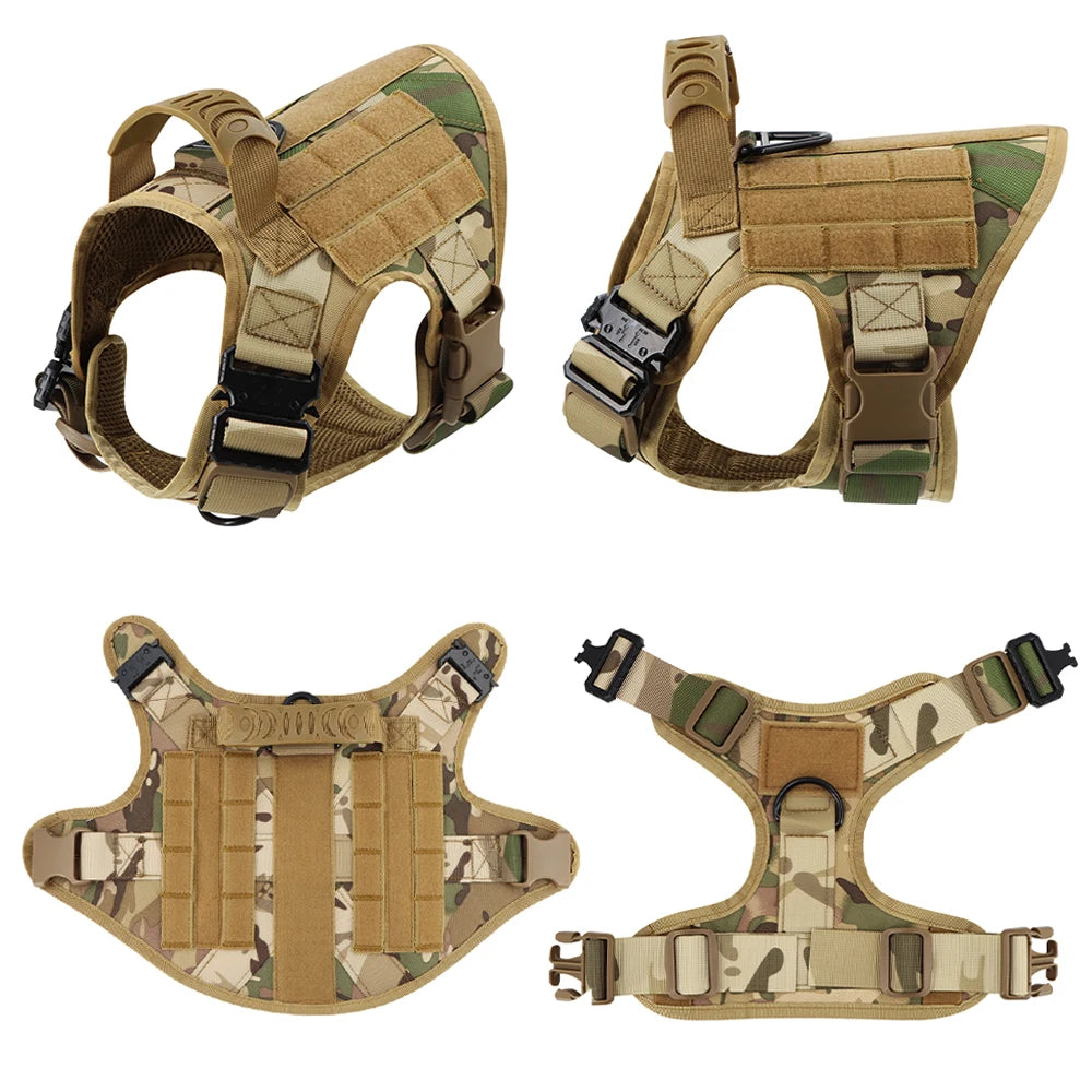 Large Dog Harness Collar Leash Bags Patches