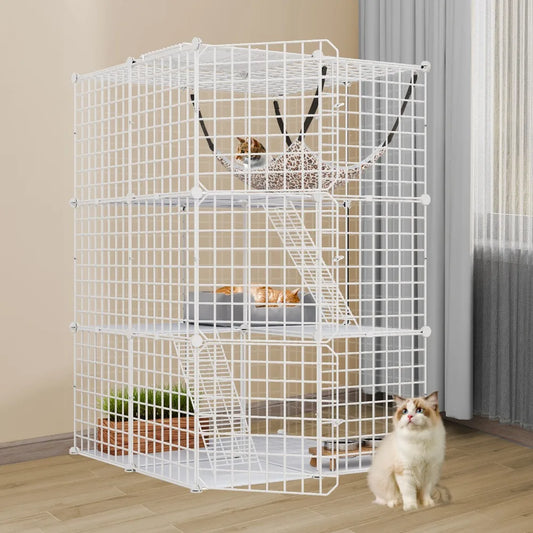 Cat Enclosure With Large Hammock