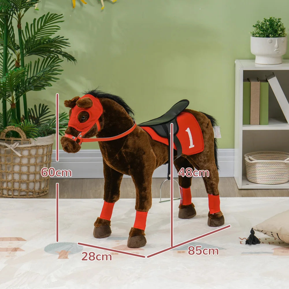 Toddlers Racehorse With Neighing Sound