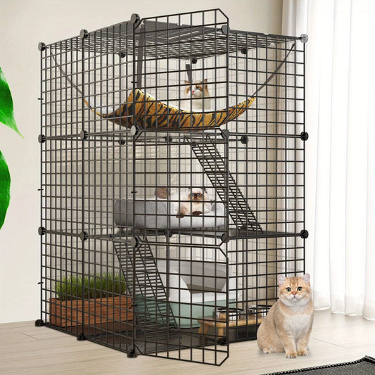 3 Tier Metal Playpen Pet Cage