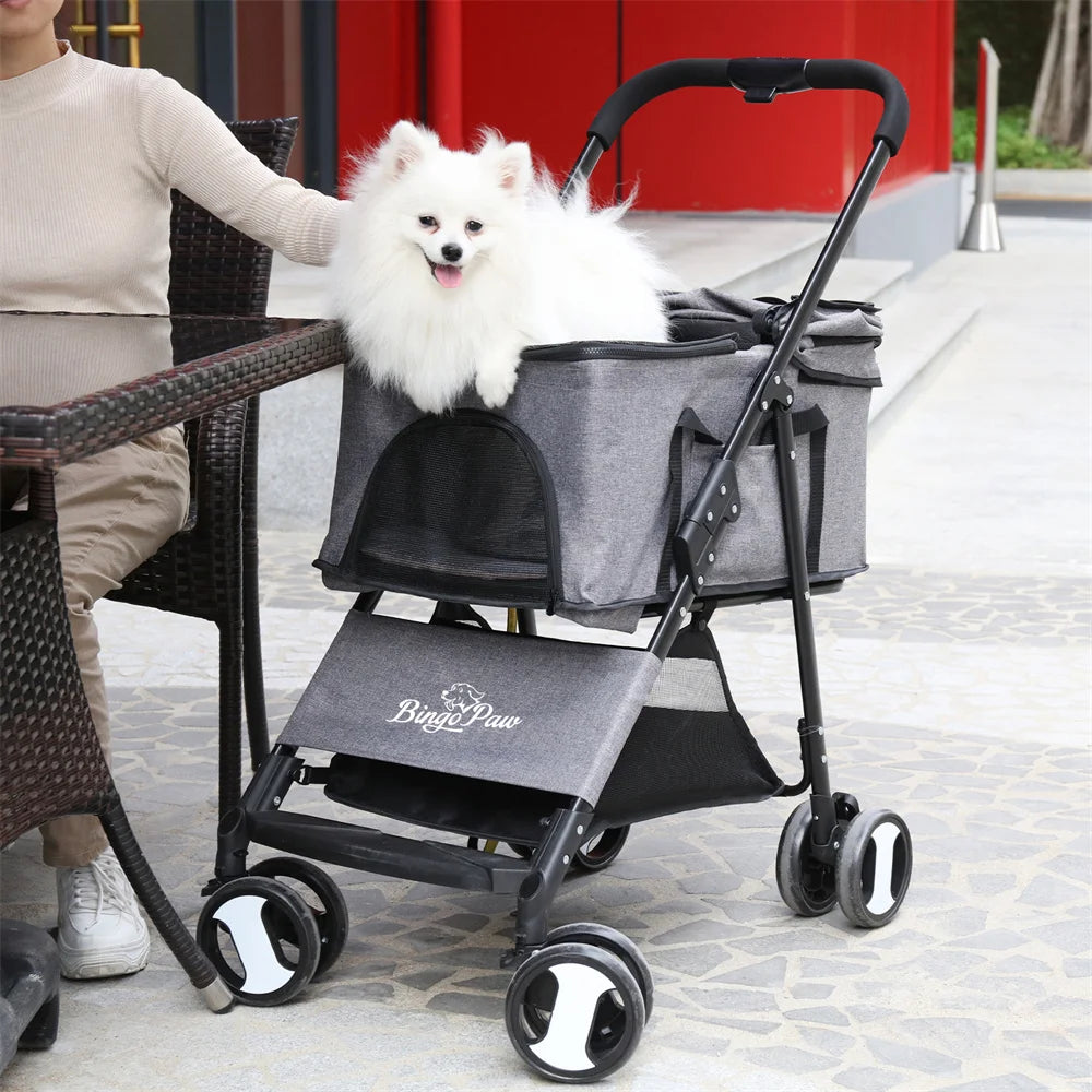 Foldable Dog/Cat Stroller