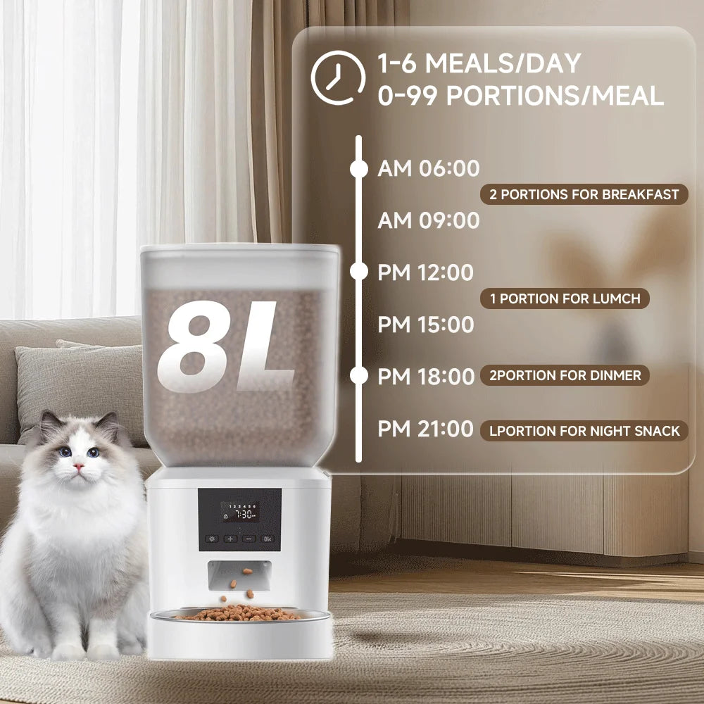 Automatic Food Dispenser For Dog Cat