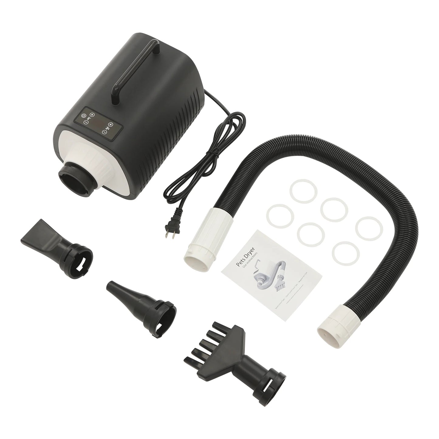 Dog Grooming Blow Dryer 9 Speed Adjustment
