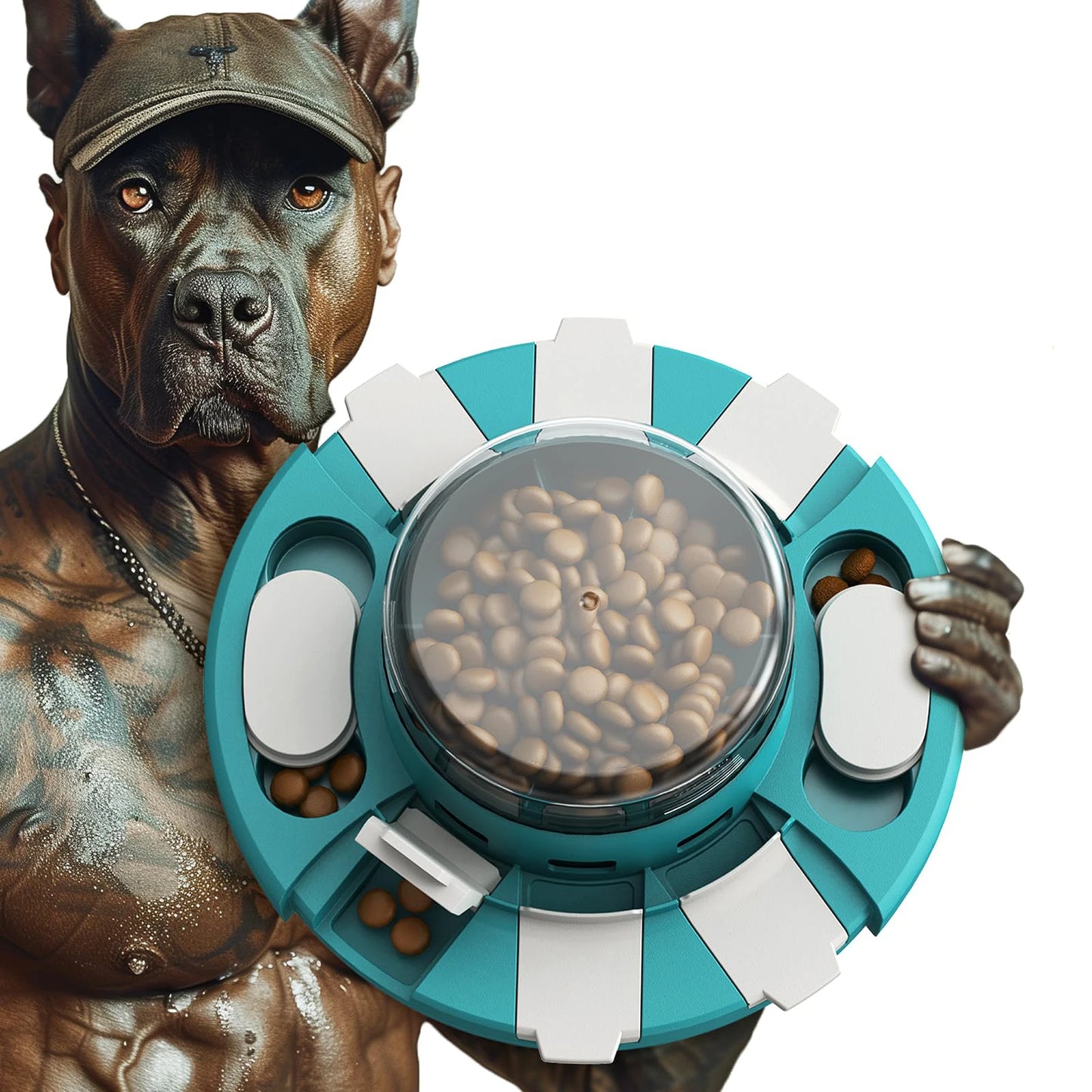2 In 1 Food Dispenser Slow Feeder