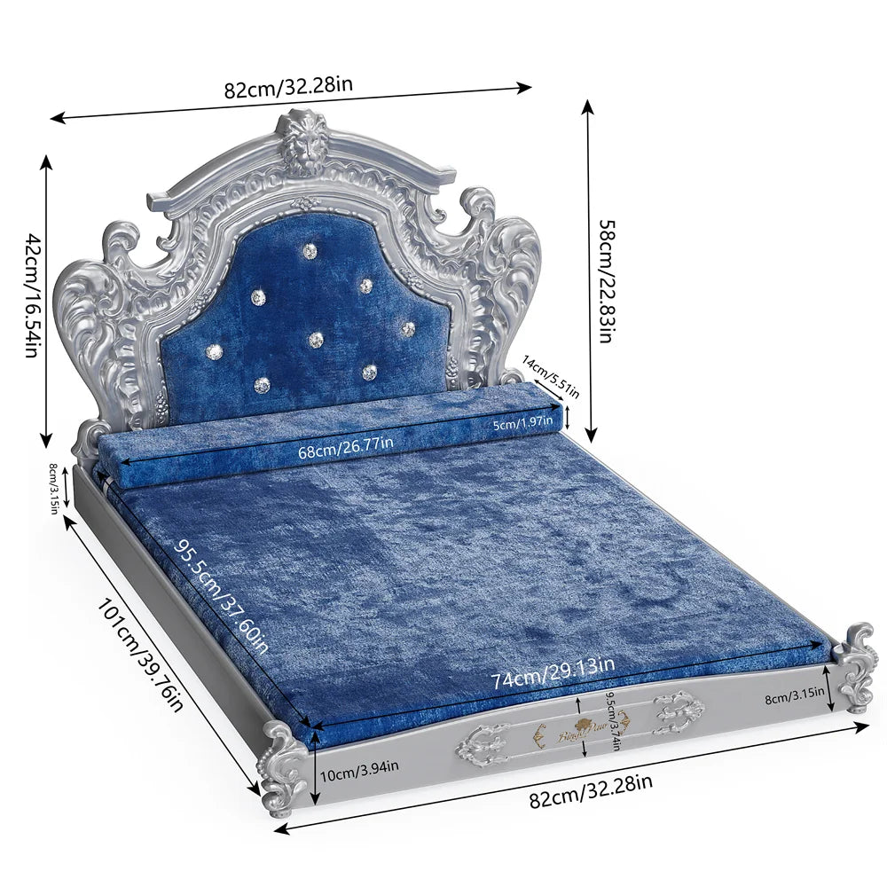 Stunning Elevated Large Dog Bed With Headboard