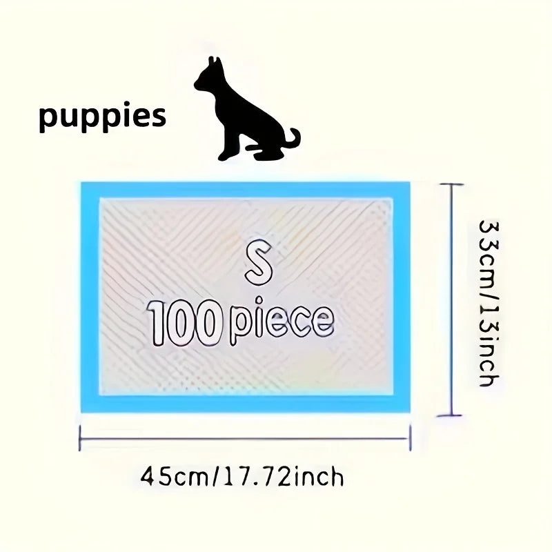 100 Count Disposable Absorbent Dog Training Pads
