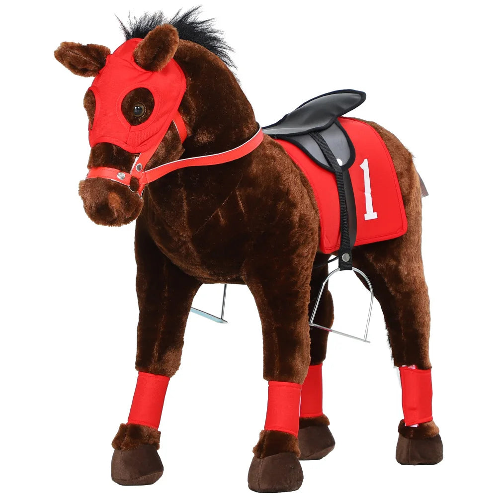 Toddlers Racehorse With Neighing Sound