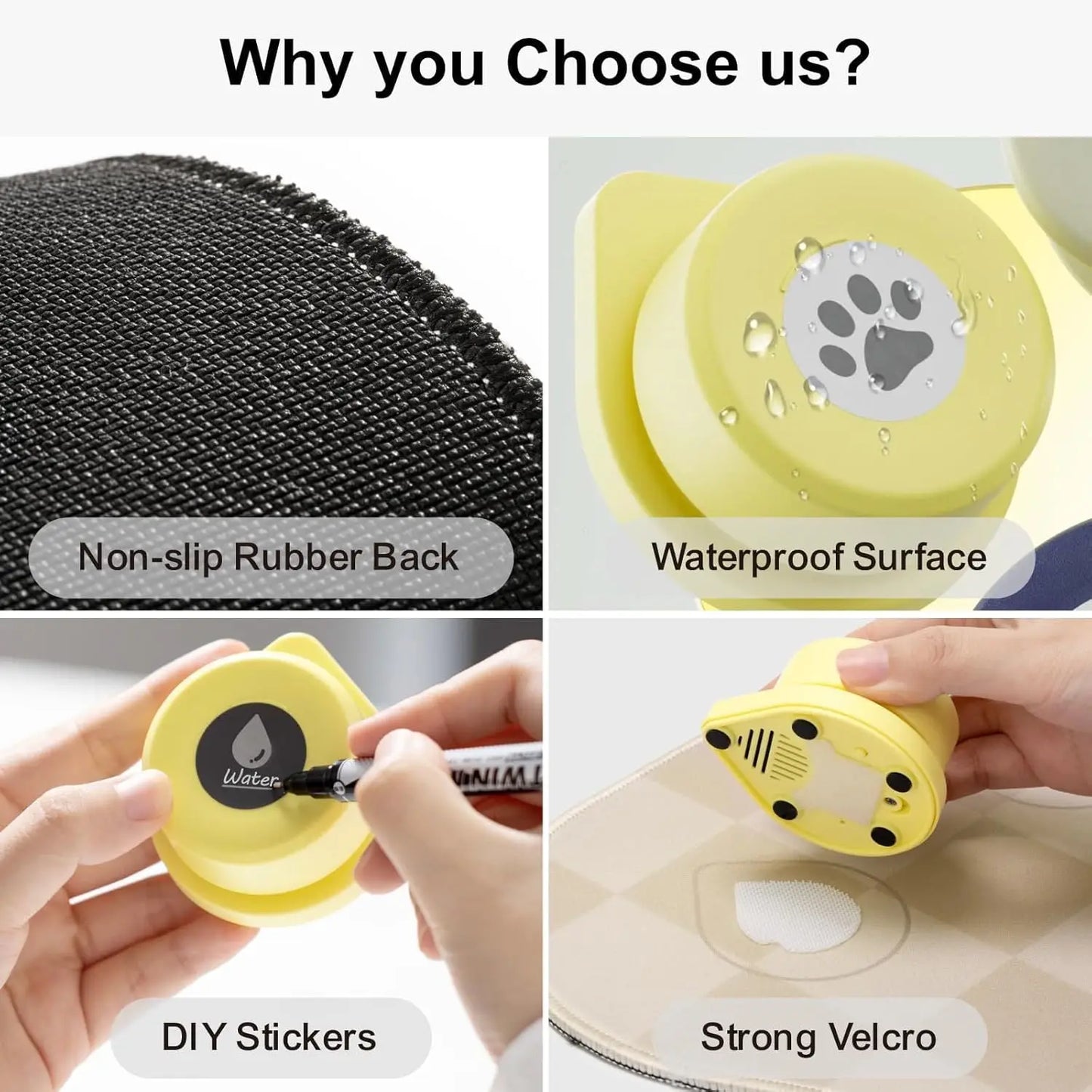 Mewoofun Dog Talking Button Set Mat Communication