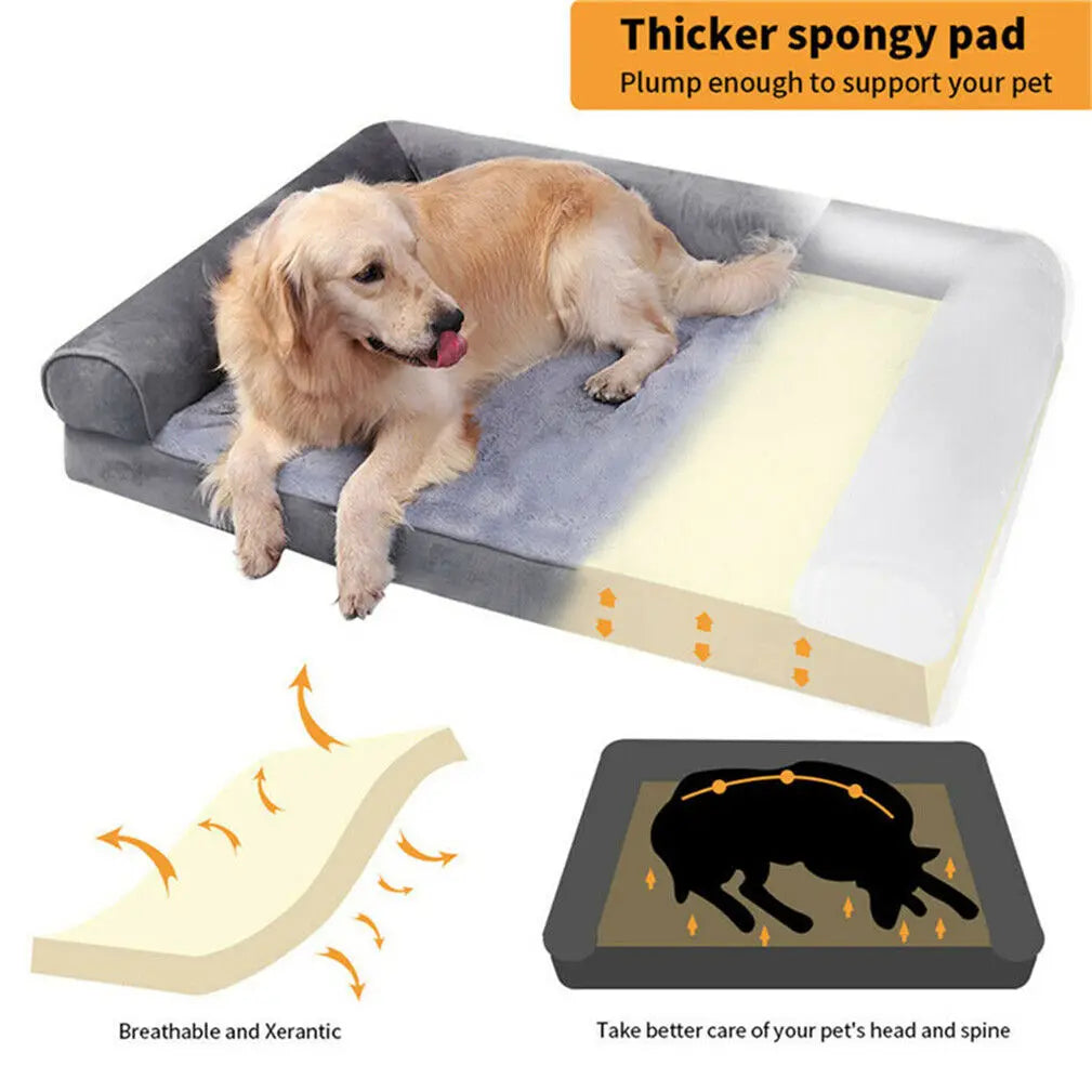 XL Orthopedic Pet Couch Removable Washable Cover