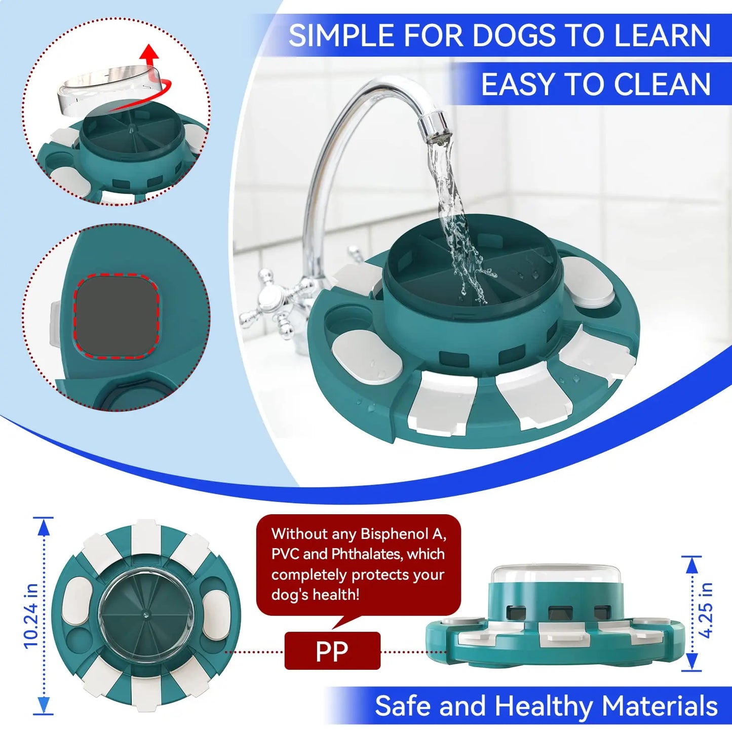2 In 1 Food Dispenser Slow Feeder