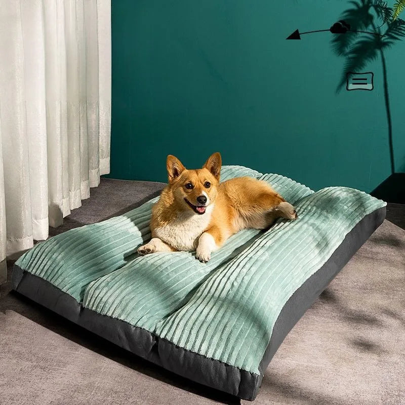 Dog Bed Machine Washable Non-Slip Bottom